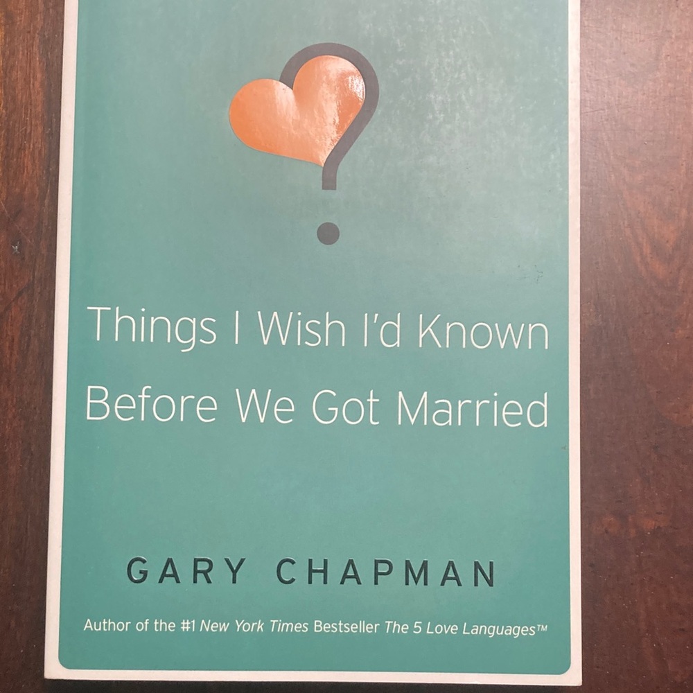 Things I Wish I'd Known Before We Got Married Book